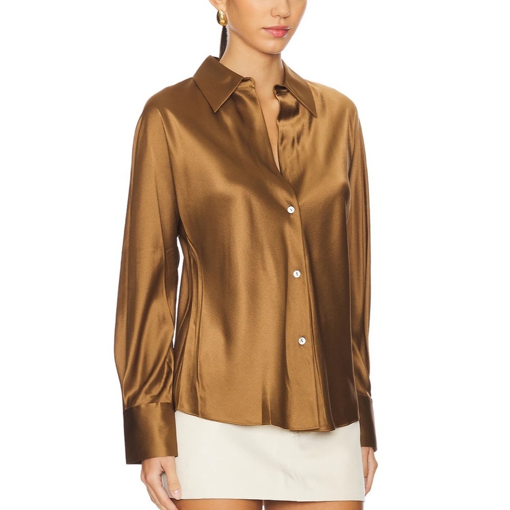 Vince. 100% Silk Blouse